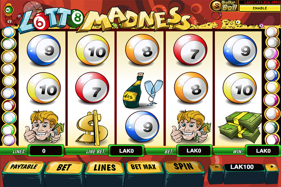 Игровой автомат «Lotto Madness» на сайте казино Вулкан Делюкс
